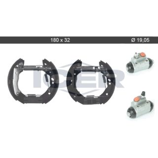 Stabdžių trinkelių komplektas ICER 79KT0096 C