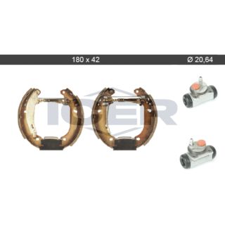 Stabdžių trinkelių komplektas ICER 79KT0102 C