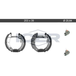 Stabdžių trinkelių komplektas ICER 79KT0104 C