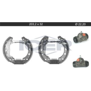 Stabdžių trinkelių komplektas ICER 79KT0112 C