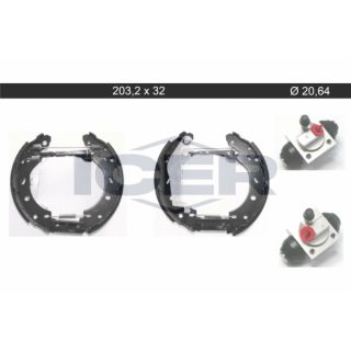 Stabdžių trinkelių komplektas ICER 79KT0113 C