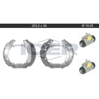 Stabdžių trinkelių komplektas ICER 79KT0117 C