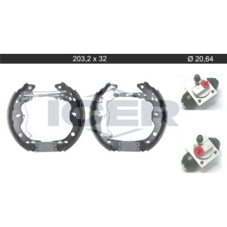 Stabdžių trinkelių komplektas ICER 79KT0121 C