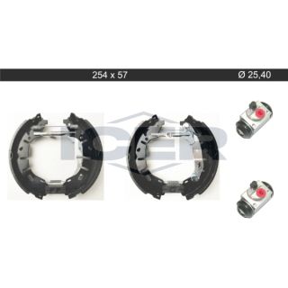 Stabdžių trinkelių komplektas ICER 79KT0125 C