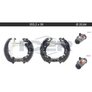 Stabdžių trinkelių komplektas ICER 79KT0135 C