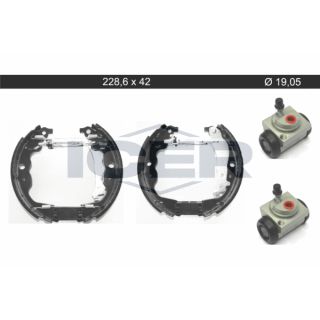 Stabdžių trinkelių komplektas ICER 79KT0139 C