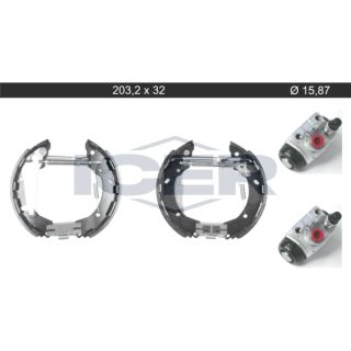 Stabdžių trinkelių komplektas ICER 79KT0149 C