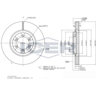 Stabdžių diskas ICER 78BD0030-2