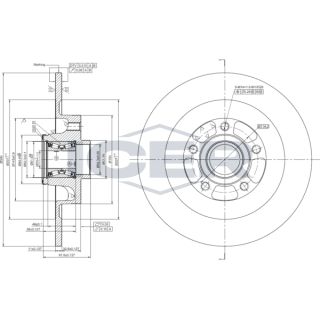 Stabdžių diskas ICER 78BD0042-1