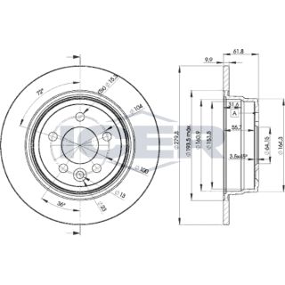 Stabdžių diskas ICER 78BD0847-2