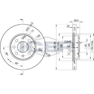 Stabdžių diskas ICER 78BD0920-2
