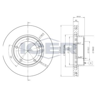 Stabdžių diskas ICER 78BD1265-2