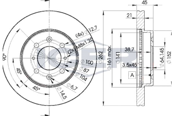 Stabdžių diskas ICER 78BD1700-2
