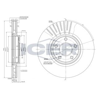 Stabdžių diskas ICER 78BD2059-2