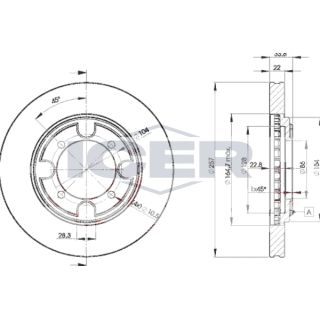 Stabdžių diskas ICER 78BD2830-2