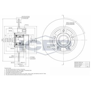 Stabdžių diskas ICER 78BD4026-1
