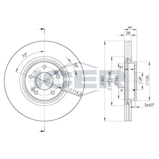 Stabdžių diskas ICER 78BD4051-2