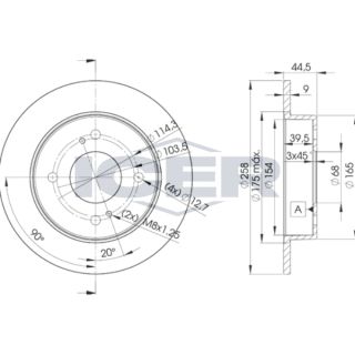 Stabdžių diskas ICER 78BD4201-2