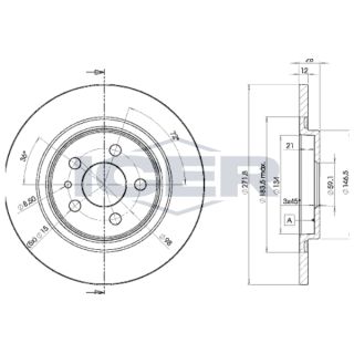 Stabdžių diskas ICER 78BD4679-2