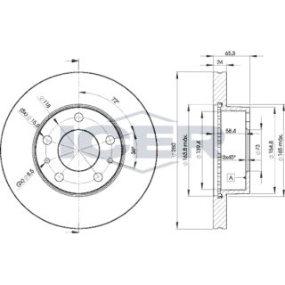 Stabdžių diskas ICER 78BD4681-2