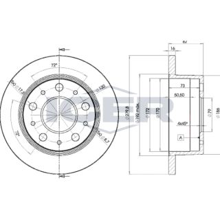 Stabdžių diskas ICER 78BD4696-1