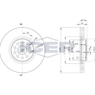 Stabdžių diskas ICER 78BD4921-2