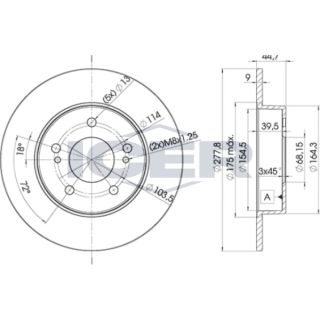 Stabdžių diskas ICER 78BD5059-2