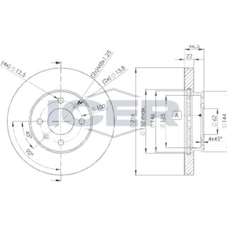 Stabdžių diskas ICER 78BD5101-2