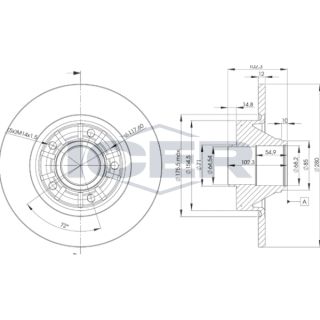 Stabdžių diskas ICER 78BD6846-1