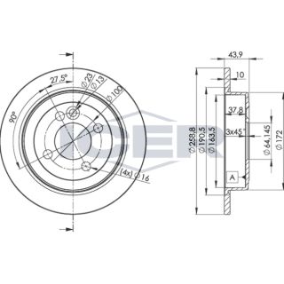 Stabdžių diskas ICER 78BD8571-2