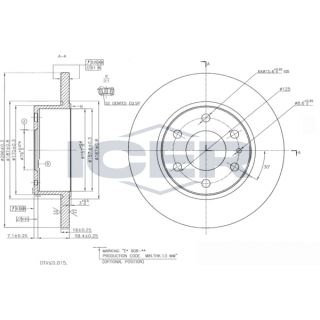 Stabdžių diskas ICER 78BD8759-2