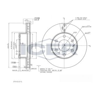 Stabdžių diskas ICER 78BD8761-2