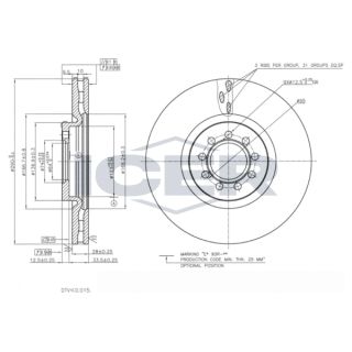 Stabdžių diskas ICER 78BD8762-2