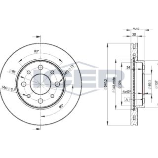 Stabdžių diskas ICER 78BD8929-2