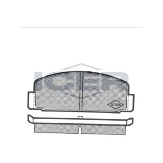 Stabdžių trinkelių rinkinys, diskinis stabdys ICER 180253