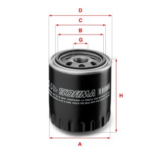 Alyvos filtras SOFIMA S 0130 R