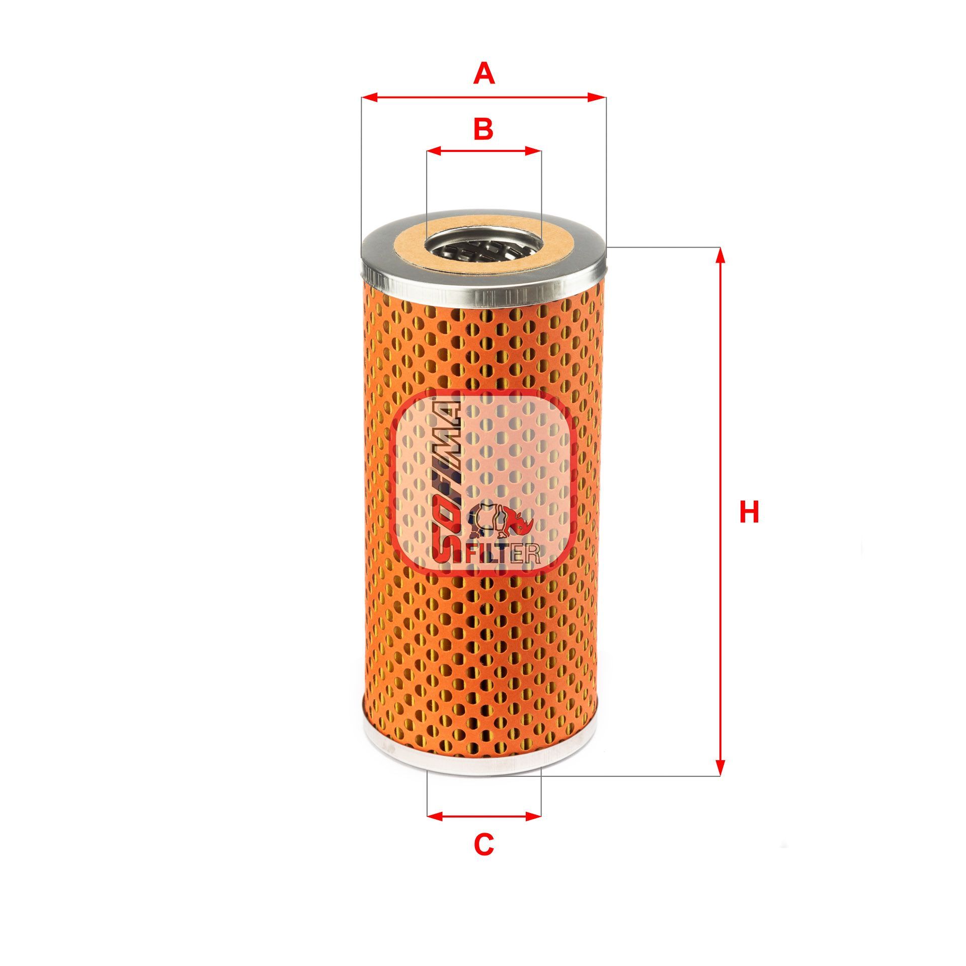 Alyvos filtras SOFIMA S 1080 PO