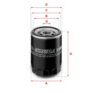 Alyvos filtras SOFIMA S 1530 R