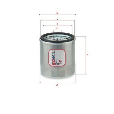 Alyvos filtras SOFIMA S 1644 R