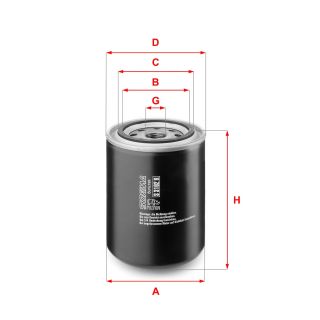 Alyvos filtras SOFIMA S 3102 R