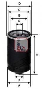 Alyvos filtras SOFIMA S 3462 R