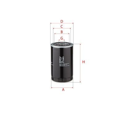 Alyvos filtras SOFIMA S 3497 R