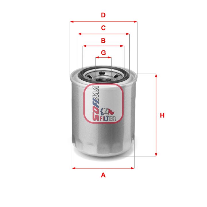 Alyvos filtras SOFIMA S 4900 R