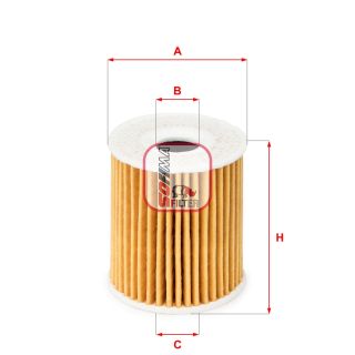 Alyvos filtras SOFIMA S 5035 PE
