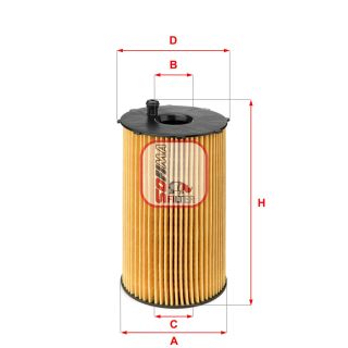 Alyvos filtras SOFIMA S 5066 PE