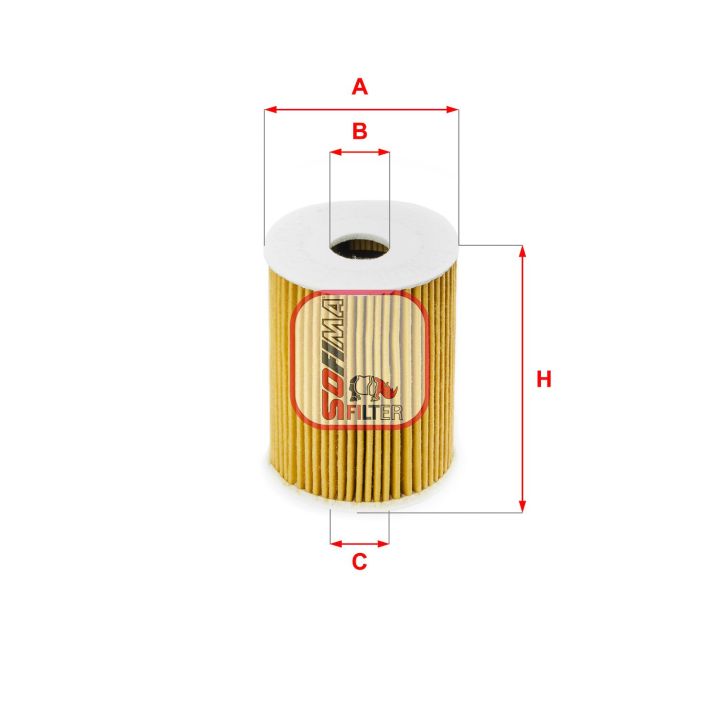 Alyvos filtras SOFIMA S 5091 PE