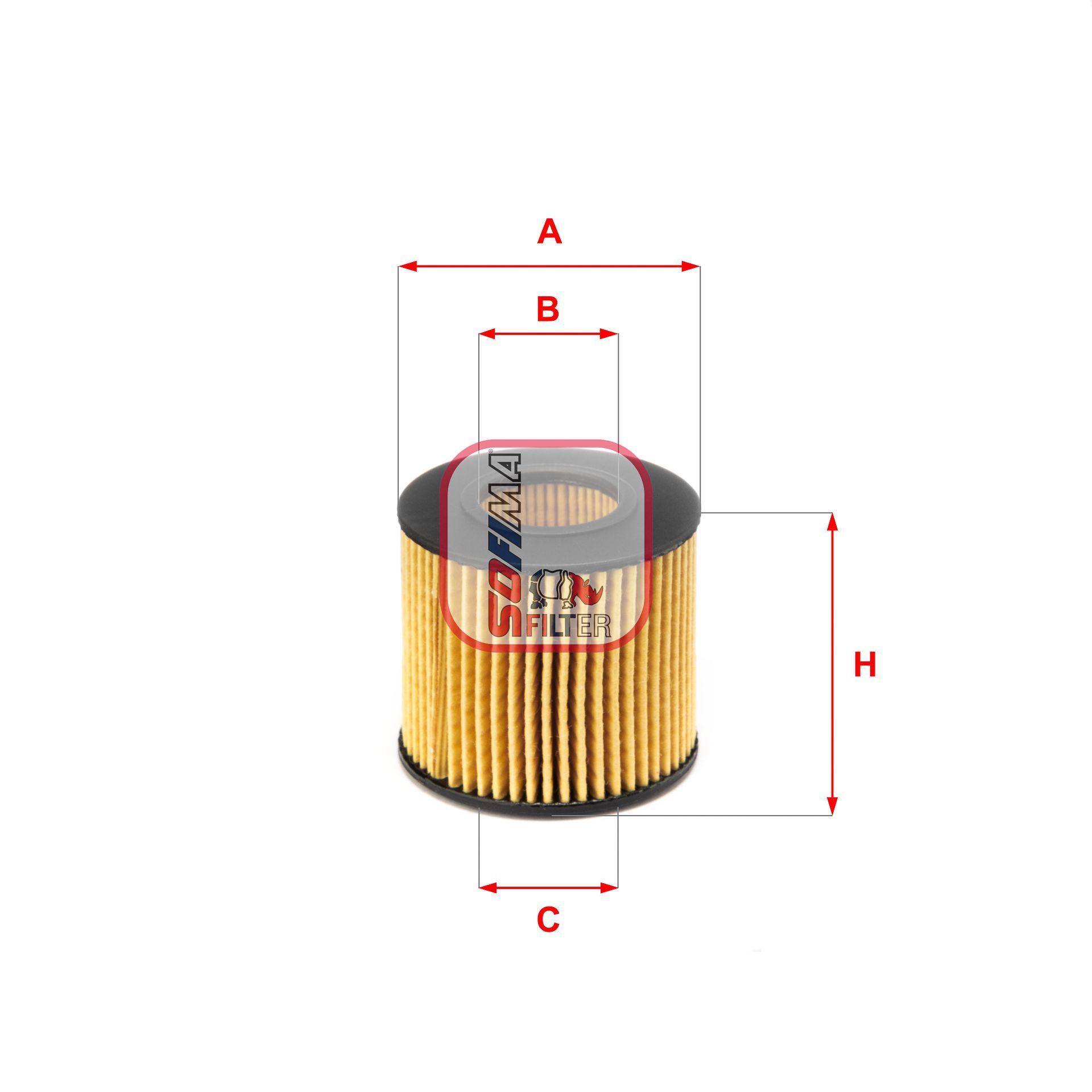 Alyvos filtras SOFIMA S 5116 PE