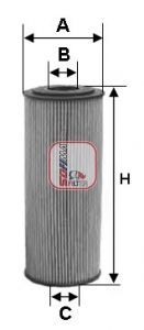 Alyvos filtras SOFIMA S 5124 PE