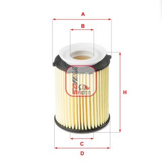 Alyvos filtras SOFIMA S 5178 PE