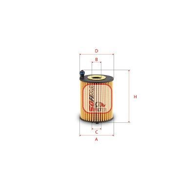 Alyvos filtras SOFIMA S 5253 PE